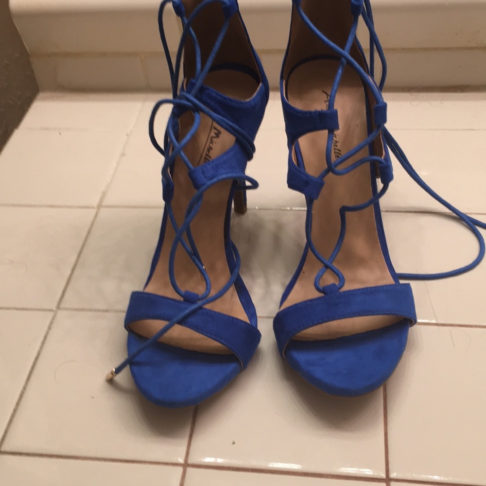 Royal Blue Ann Michelle heels